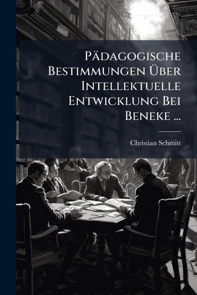 Pädagogische Bestimmungen Über Intellektuelle Entwicklung Bei Beneke ...