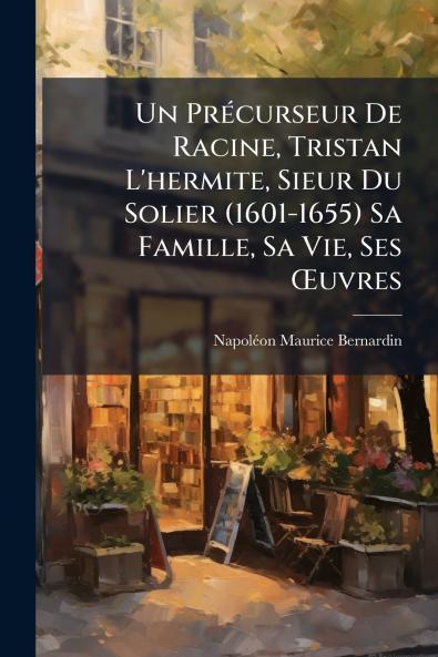 Un Précurseur De Racine Tristan L'hermite Sieur Du Solier (1601-1655) Sa Famille Sa Vie Ses Œuvres