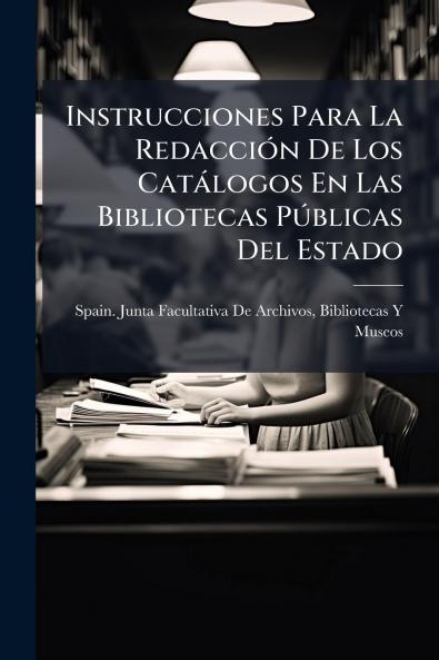 Instrucciones Para La Redacción De Los Catálogos En Las Bibliotecas Públicas Del Estado