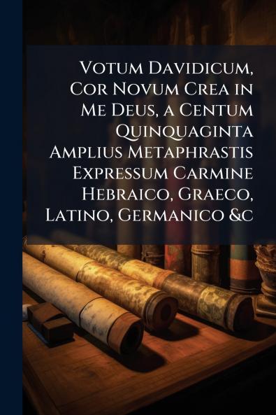 Votum Davidicum Cor Novum Crea in Me Deus a Centum Quinquaginta Amplius Metaphrastis Expressum Carmine Hebraico Graeco Latino Germanico &c