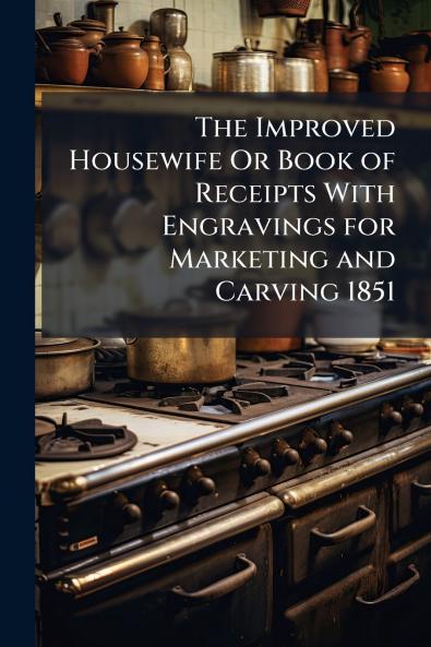 The Improved Housewife Or Book of Receipts With Engravings for Marketing and Carving 1851
