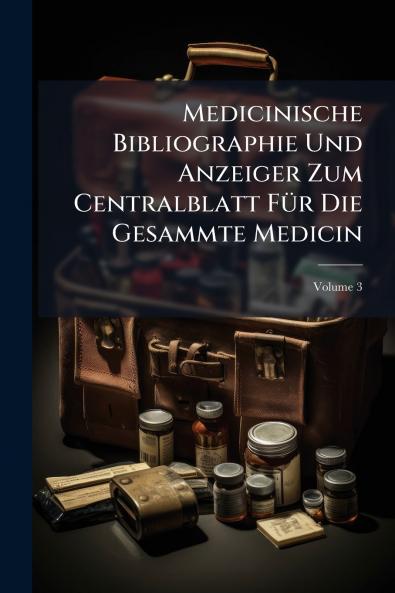 Medicinische Bibliographie Und Anzeiger Zum Centralblatt Für Die Gesammte Medicin; Volume 3