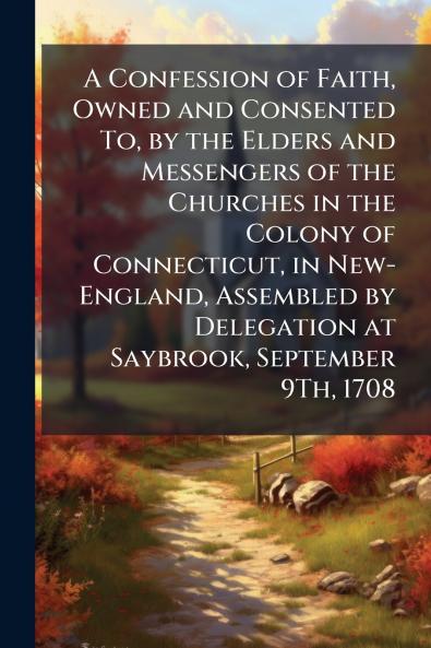 A Confession of Faith Owned and Consented To by the Elders and Messengers of the Churches in the Colony of Connecticut in New-England Assembled by Delegation at Saybrook September 9Th 1708