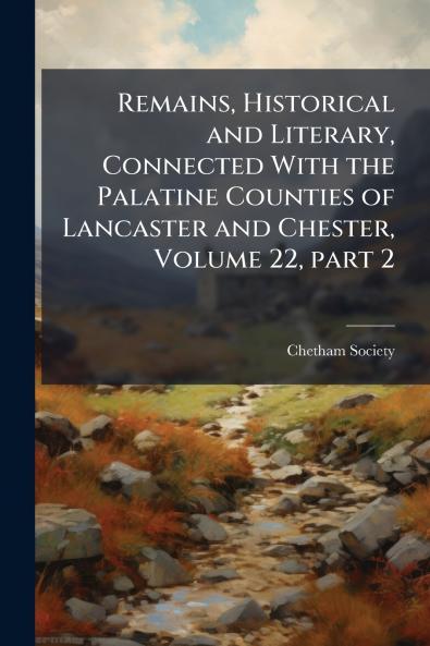 Remains Historical and Literary Connected With the Palatine Counties of Lancaster and Chester Volume 22 part 2
