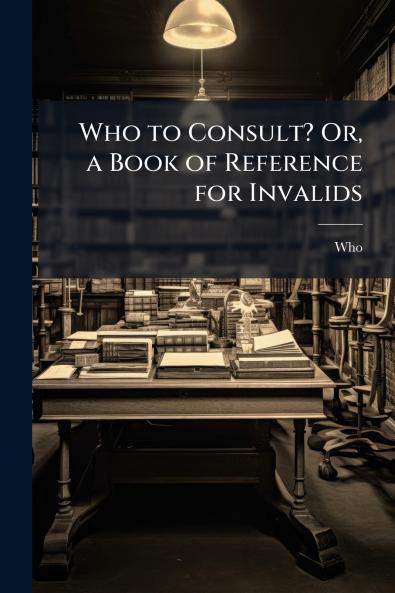 Who to Consult? Or a Book of Reference for Invalids