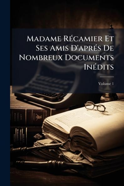 Madame Récamier Et Ses Amis D'aprés De Nombreux Documents Inédits; Volume 1