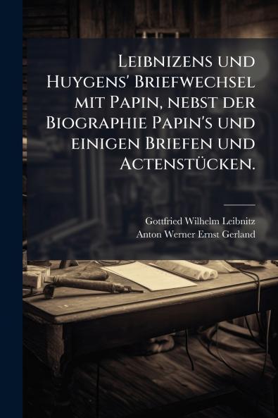 Leibnizens und Huygens' Briefwechsel mit Papin nebst der Biographie Papin's und einigen Briefen und Actenstücken.
