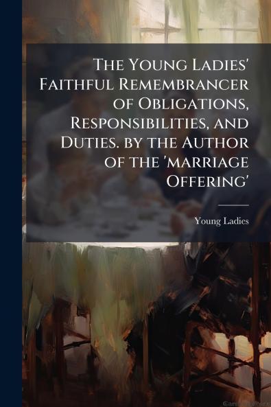 The Young Ladies' Faithful Remembrancer of Obligations Responsibilities and Duties. by the Author of the 'marriage Offering'
