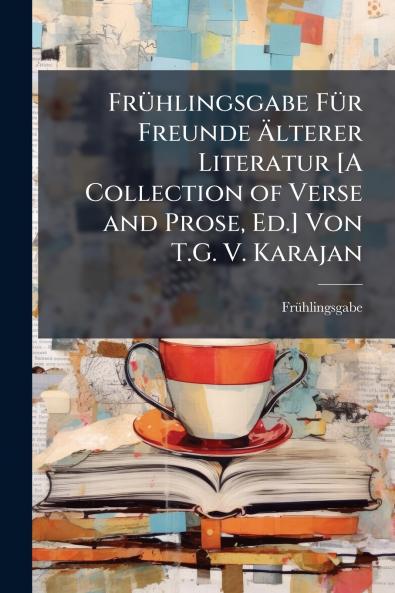 Frühlingsgabe Für Freunde Älterer Literatur [A Collection of Verse and Prose Ed.] Von T.G. V. Karajan