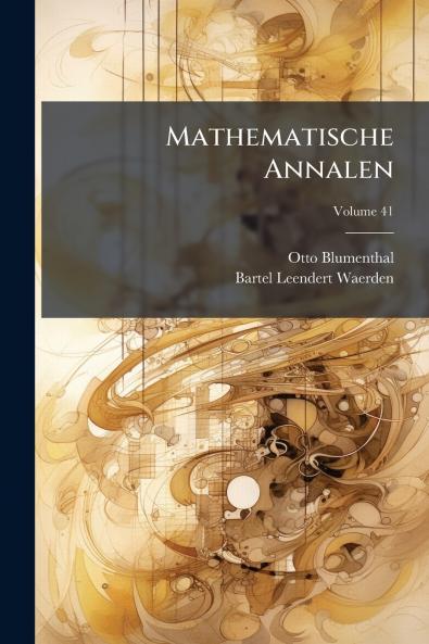 Mathematische Annalen; Volume 41