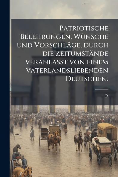 Patriotische Belehrungen Wünsche und Vorschläge durch die Zeitumstände veranlasst von einem vaterlandsliebenden Deutschen.