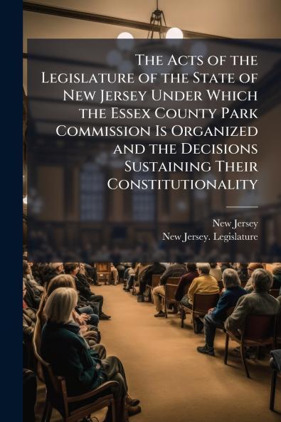 The Acts of the Legislature of the State of New Jersey Under Which the Essex County Park Commission Is Organized and the Decisions Sustaining Their Constitutionality
