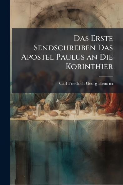 Das Erste Sendschreiben Das Apostel Paulus an Die Korinthier