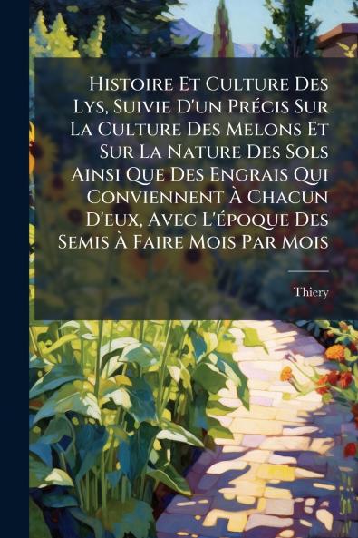 Histoire Et Culture Des Lys Suivie D'un Précis Sur La Culture Des Melons Et Sur La Nature Des Sols Ainsi Que Des Engrais Qui Conviennent À Chacun D'eux Avec L'époque Des Semis À Faire Mois Par Mois