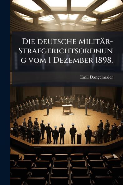 Die deutsche Militär-Strafgerichtsordnung vom 1 Dezember 1898.