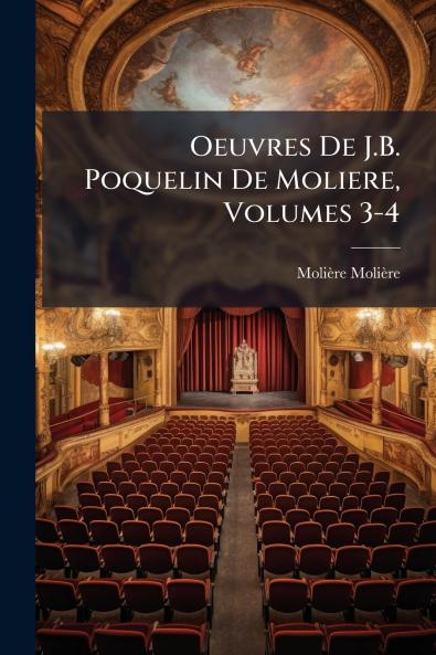 Oeuvres De J.B. Poquelin De Moliere Volumes 3-4