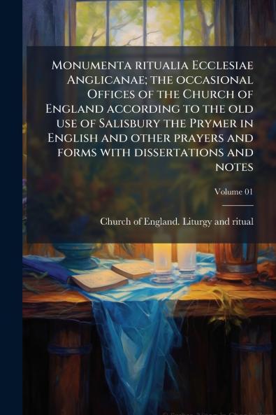 Monumenta ritualia Ecclesiae Anglicanae; the occasional Offices of the Church of England according to the old use of Salisbury the Prymer in English and other prayers and forms with dissertations and notes; Volume 01