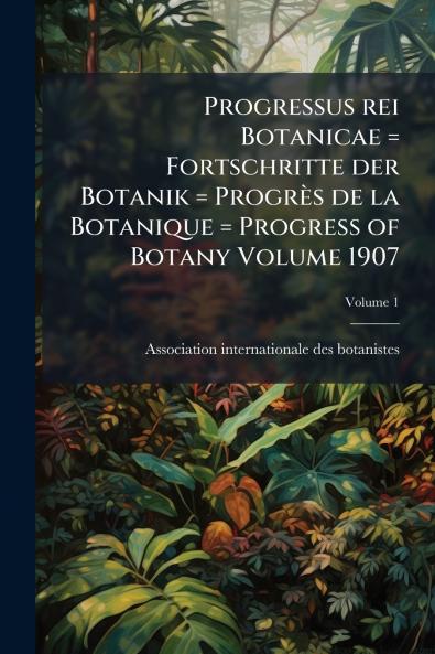 Progressus rei Botanicae = Fortschritte der Botanik = Progrès de la Botanique = Progress of Botany Volume 1907; Volume 1