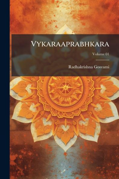 Vykaraaprabhkara; Volume 01