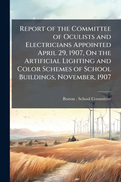 Report of the Committee of Oculists and Electricians Appointed April 29 1907 On the Artificial Lighting and Color Schemes of School Buildings November 1907