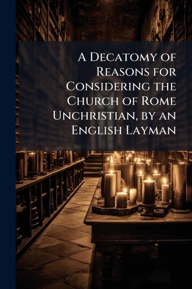 A Decatomy of Reasons for Considering the Church of Rome Unchristian by an English Layman