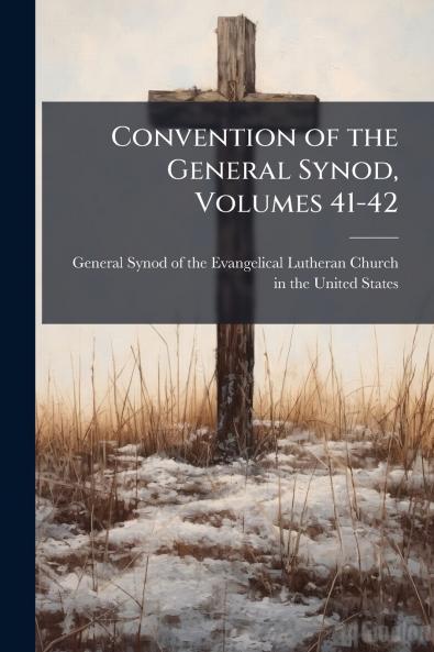 Convention of the General Synod Volumes 41-42