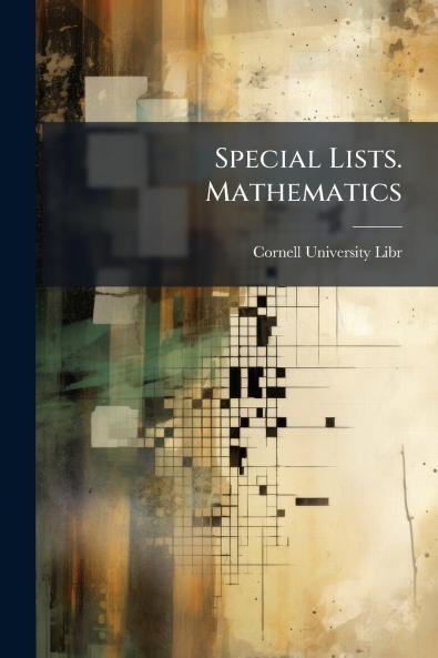 Special Lists. Mathematics