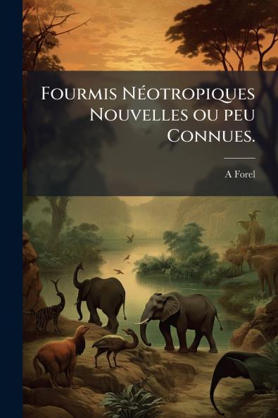 Fourmis Néotropiques Nouvelles ou peu Connues.