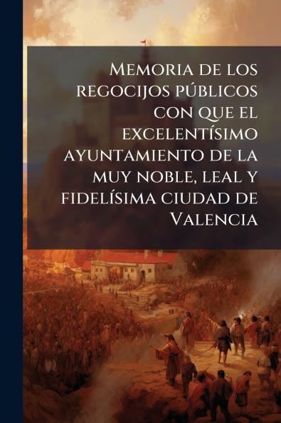 Memoria de los regocijos públicos con que el excelentísimo ayuntamiento de la muy noble leal y fidelísima ciudad de Valencia