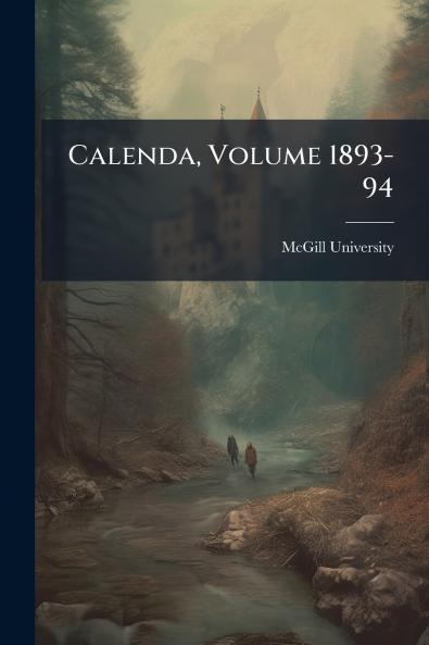 Calenda Volume 1893-94