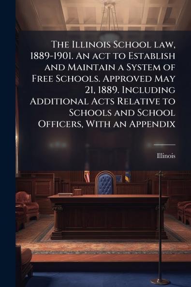 The Illinois School law 1889-1901. An act to Establish and Maintain a System of Free Schools. Approved May 21 1889. Including Additional Acts Relative to Schools and School Officers With an Appendix