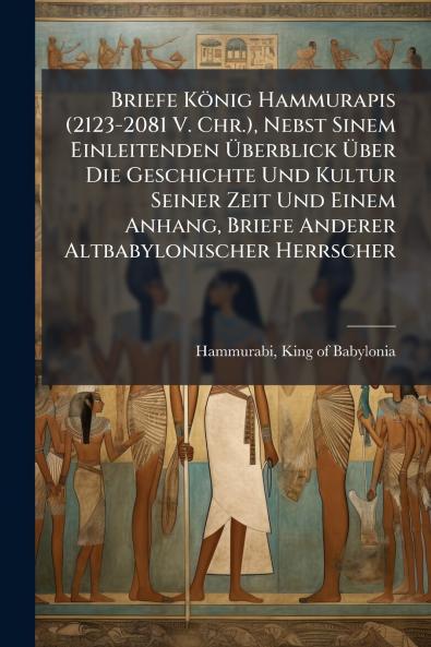 Briefe König Hammurapis (2123-2081 V. Chr.) Nebst Sinem Einleitenden Überblick Über Die Geschichte Und Kultur Seiner Zeit Und Einem Anhang Briefe Anderer Altbabylonischer Herrscher