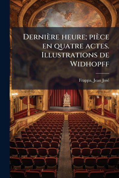 Dernière heure; pièce en quatre actes. Illustrations de Widhopff