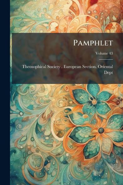 Pamphlet; Volume 43