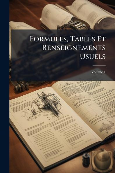 Formules Tables Et Renseignements Usuels