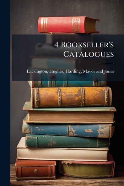 4 Bookseller's Catalogues