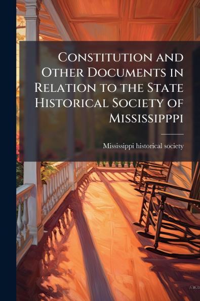 Constitution and Other Documents in Relation to the State Historical Society of Mississipppi