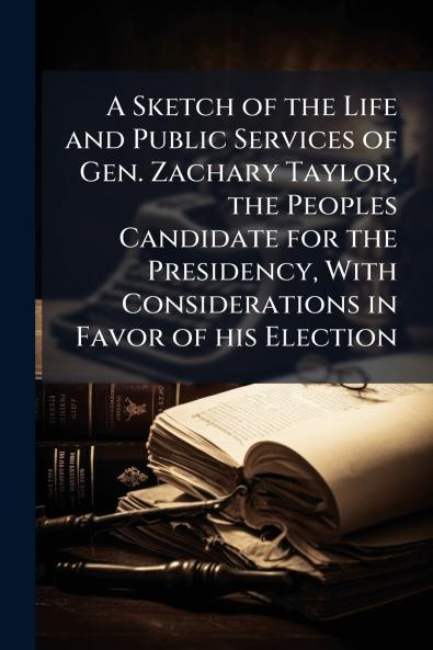 A Sketch of the Life and Public Services of Gen. Zachary Taylor the Peoples Candidate for the Presidency With Considerations in Favor of his Election