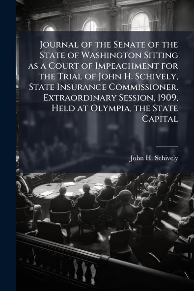 Journal of the Senate of the State of Washington Sitting as a Court of Impeachment for the Trial of John H. Schively State Insurance Commissioner. Extraordinary Session 1909 Held at Olympia the State Capital