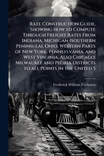 Rate Construction Guide Showing how to Compute Through Freight Rates From Indiana Michigan (southern Peninsula) Ohio Western Parts of New York Pennsylvania and West Virginia Also Chicago Milwaukee and Peoria Districts to all Points in the United S