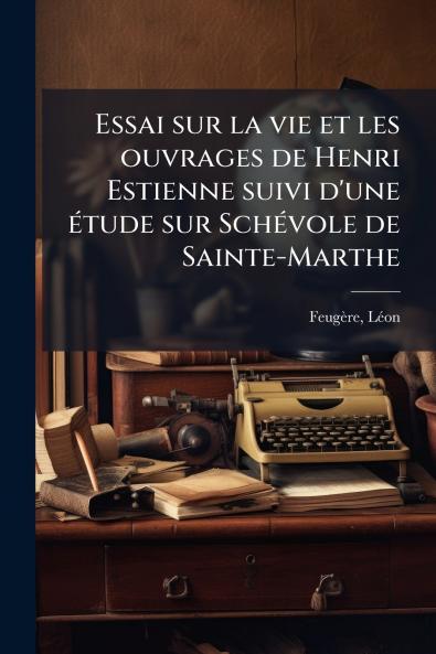 Essai sur la vie et les ouvrages de Henri Estienne suivi d'une étude sur Schévole de Sainte-Marthe