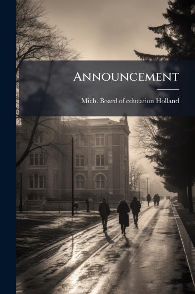 Announcement