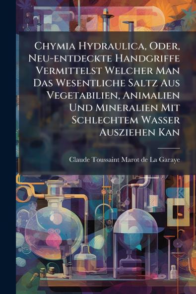 Chymia Hydraulica Oder Neu-entdeckte Handgriffe Vermittelst Welcher Man Das Wesentliche Saltz Aus Vegetabilien Animalien Und Mineralien Mit Schlechtem Wasser Ausziehen Kan