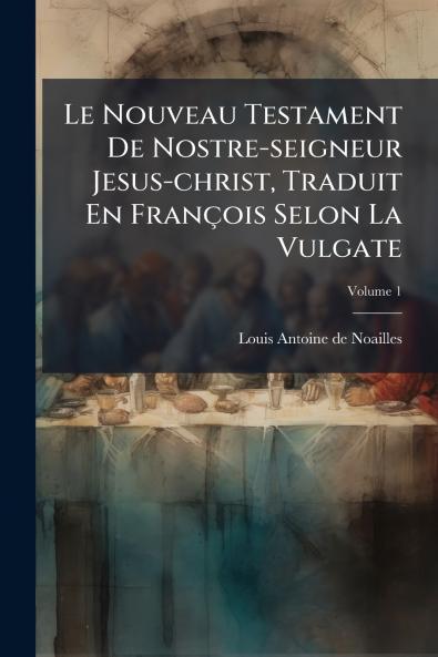 Le Nouveau Testament De Nostre-seigneur Jesus-christ Traduit En François Selon La Vulgate; Volume 1