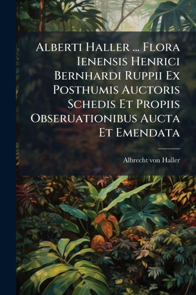 Alberti Haller ... Flora Ienensis Henrici Bernhardi Ruppii Ex Posthumis Auctoris Schedis Et Propiis Obseruationibus Aucta Et Emendata