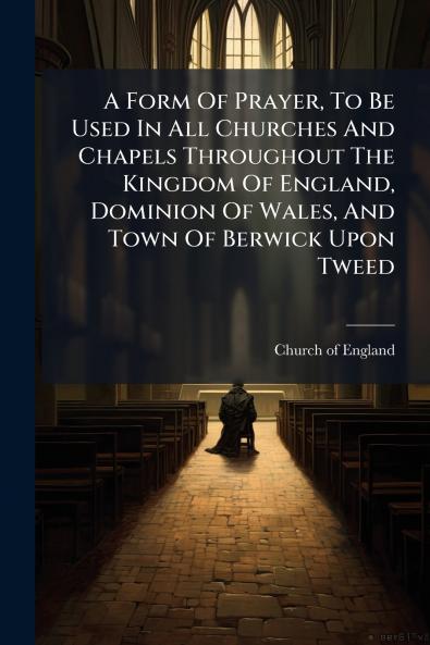 A Form Of Prayer To Be Used In All Churches And Chapels Throughout The Kingdom Of England Dominion Of Wales And Town Of Berwick Upon Tweed