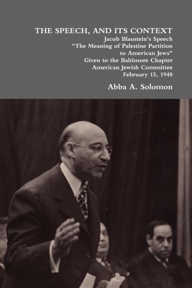 The Speech and Its Context