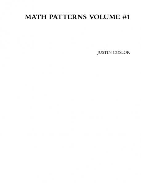 MATH PATTERNS VOLUME #1