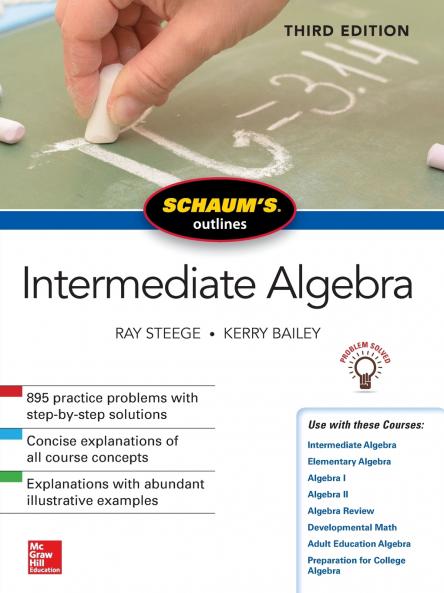 Schaum's Outline of Intermediate Algebra Third Edition