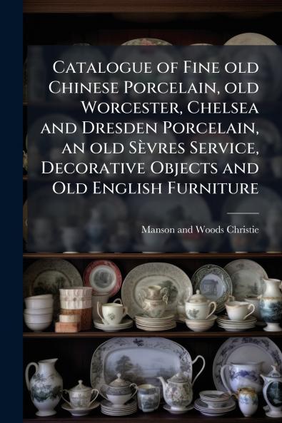 Catalogue of Fine old Chinese Porcelain old Worcester Chelsea and Dresden Porcelain an old Sèvres Service Decorative Objects and Old English Furniture